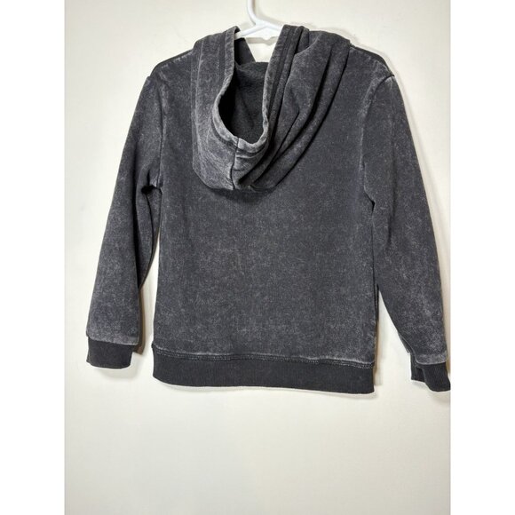 ROLLING STONE Toddler Hoodie Tartan Plaid Tongue Rock Indie Size 5T - Picture 3 of 4